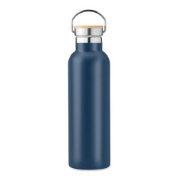 Bouteille isotherme double paroi 750ml personnalisée - Helsinki Matières : acier inoxydable Couleurs : bleu marine cadeau client