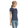 T-Shirt Femme Personnalisé 190g Confort et Style - Imperial Women Matières : coton Taille textile : XXL Couleurs : bleu denim ca