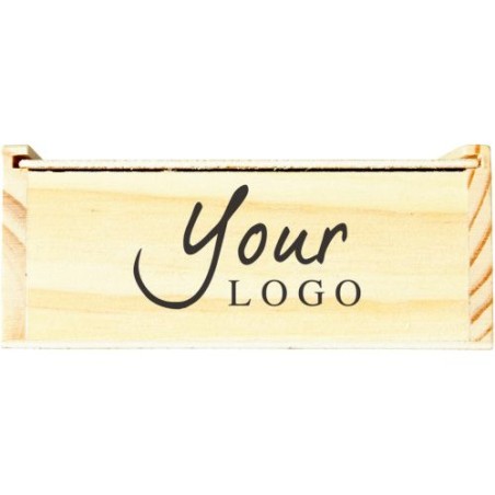  Matières : bois Couleurs : multicolore personnalisable avec votre logo