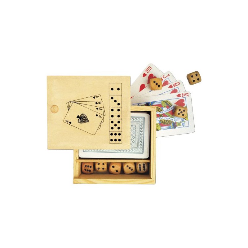 Jeu de 52 cartes et 5 dés Myriam - Élégance et Fun