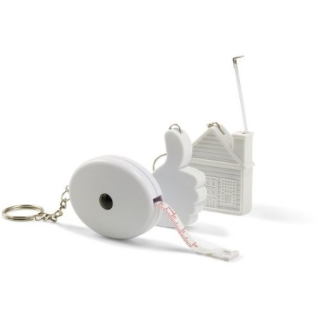 Porte-clés avec mètre-ruban Dane - Pratique et Élégant