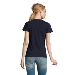 T-Shirt Femme Personnalisé 190g Confort et Style - Imperial Women Matières : coton Taille textile : XXL Couleurs : french navy c