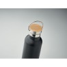Bouteille isotherme double paroi 750ml personnalisée - Helsinki Matières : acier inoxydable Couleurs : noir accessoire événement
