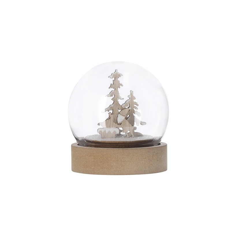 Ornement de Noël personnalisé pas cher Cemayer Matières : MDF Couleurs : naturel