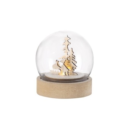 Ornement de Noël personnalisé pas cher Cemayer Matières : MDF Couleurs : naturel personnalisable avec votre logo