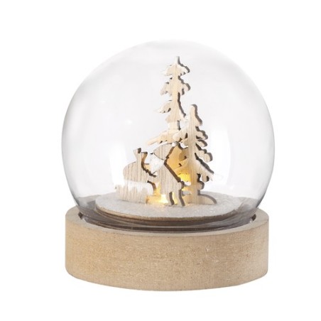 Ornement de Noël personnalisé pas cher Cemayer Matières : MDF Couleurs : naturel cadeau entreprise pas cher