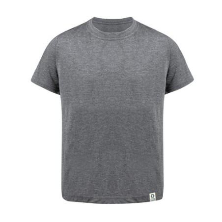 T-Shirt Enfant Éco-responsable Personnalisé pas cher - Bandul Matières : coton recyclé Taille textile : 10/12 ans Couleurs : gri