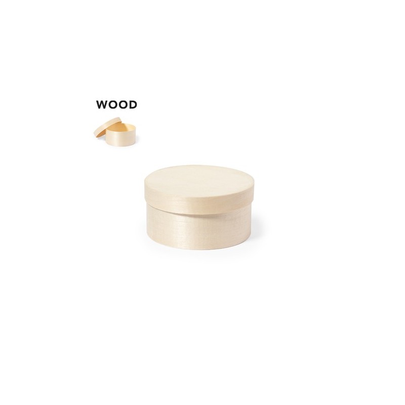 Boîte de Présentation Abedi en Bois Naturel