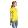 T-Shirt Femme Personnalisé 190g Confort et Style - Imperial Women Matières : coton Taille textile : XL Couleurs : jaune goodies 