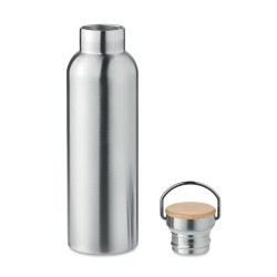 Bouteille isotherme double paroi 750ml personnalisée - Helsinki Matières : acier inoxydable Couleurs : argenté mat objet promoti