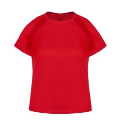 T-Shirt Femme Personnalisé Confortable et Performant - Tecnic Sappor Matières : polyester Taille textile : XL Couleurs : rouge o