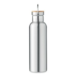 Bouteille isotherme double paroi 750ml personnalisée - Helsinki Matières : acier inoxydable Couleurs : argenté mat personnalisat