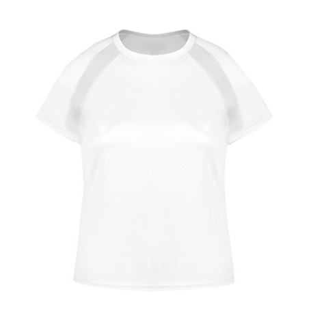 T-Shirt Femme Personnalisé Confortable et Performant - Tecnic Sappor Matières : polyester Taille textile : S Couleurs : jaune im