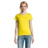 T-Shirt Femme Personnalisé 190g Confort et Style - Imperial Women Matières : coton Taille textile : M Couleurs : jaune citron ca