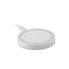 Chargeur sans fil  et efficace WIRELESS PLATO + Matières : ABS Couleurs : blanc