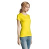 T-Shirt Femme Personnalisé 190g Confort et Style - Imperial Women Matières : coton Taille textile : XXL Couleurs : jaune citron 