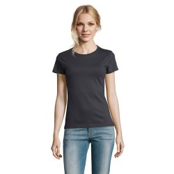 T-Shirt Femme Personnalisé 190g Confort et Style - Imperial Women Matières : coton Taille textile : 3XL Couleurs : gris souris p