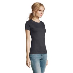 T-Shirt Femme Personnalisé 190g Confort et Style - Imperial Women Matières : coton Taille textile : XXL Couleurs : gris souris o