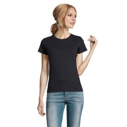 T-Shirt Femme Personnalisé 190g Confort et Style - Imperial Women Matières : coton Taille textile : 3XL Couleurs : bleu marine i