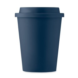 Gobelet double paroi personnalisable de 300 ml - SORA Matières : polypropylène (PP) Couleurs : bleu marine 2