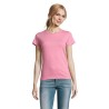 T-Shirt Femme Personnalisé 190g Confort et Style - Imperial Women Matières : coton Taille textile : L Couleurs : rose orchidée p