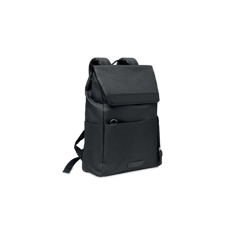 Sac à dos  pour ordinateur DAEGU LAP Matières : PET recyclé Couleurs : noir