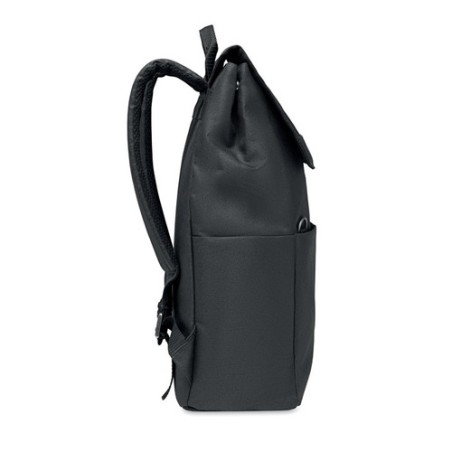 Sac à dos  pour ordinateur DAEGU LAP Matières : PET recyclé Couleurs : noir personnalisable avec votre logo