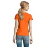 T-Shirt Femme Personnalisé 190g Confort et Style - Imperial Women Matières : coton Taille textile : L Couleurs : orange personna