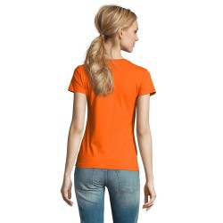 T-Shirt Femme Personnalisé 190g Confort et Style - Imperial Women Matières : coton Taille textile : M Couleurs : orange goodies 