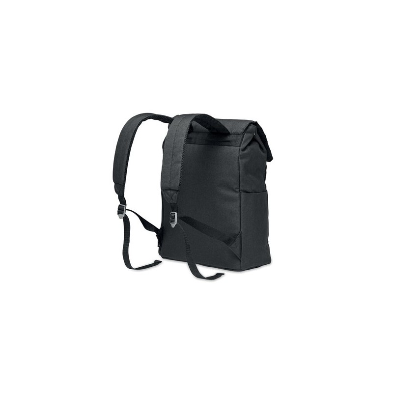 Sac à dos  pour ordinateur DAEGU LAP Matières : PET recyclé Couleurs : noir cadeau entreprise pas cher