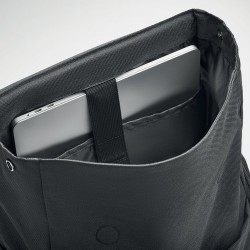 Sac à dos  pour ordinateur DAEGU LAP Matières : PET recyclé Couleurs : noir impression haute définition