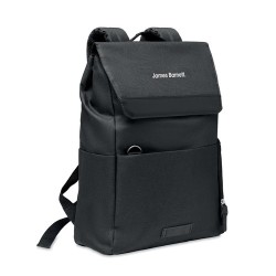 Sac à dos  pour ordinateur DAEGU LAP Matières : PET recyclé Couleurs : noir marquage laser ultra précis