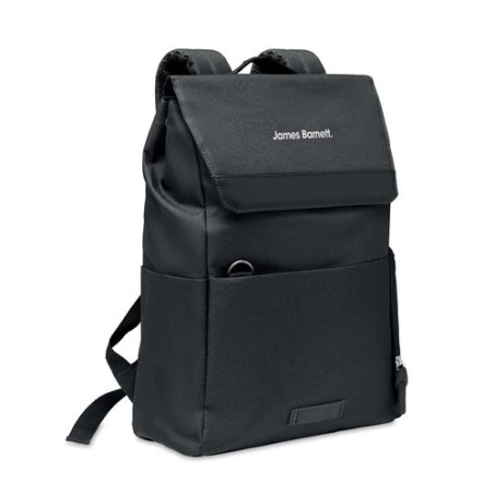 Sac à dos  pour ordinateur DAEGU LAP Matières : PET recyclé Couleurs : noir marquage laser ultra précis