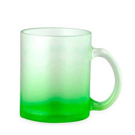 Tasse Personnalisable Sublimation Éco-responsable Osaka Matières : verre Couleurs : vert cadeau entreprise pas cher
