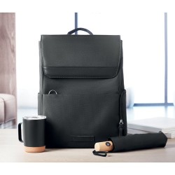 Sac à dos  pour ordinateur DAEGU LAP Matières : PET recyclé Couleurs : noir livraison express 24h 48h