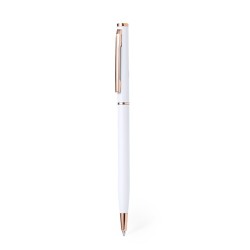 Stylo Aluminium Publicitaire Personnalisé Noril Matières : aluminium Couleurs : blanc