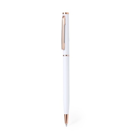 Stylo Aluminium Publicitaire Personnalisé Noril Matières : aluminium Couleurs : blanc