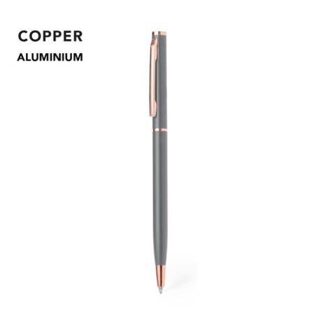 Stylo Aluminium Publicitaire Personnalisé Noril Matières : aluminium Couleurs : gris objet promotionnel éco-responsable