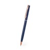 Stylo Aluminium Publicitaire Personnalisé Noril Matières : aluminium Couleurs : bleu marine cadeau client original