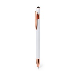 Stylet Bille Personnalisé Cadeau d'Entreprise Idéal Lixor Matières : aluminium Couleurs : blanc
