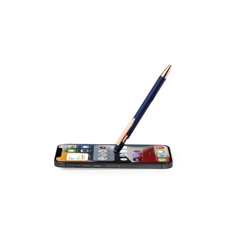 Stylet Bille Personnalisé Cadeau d'Entreprise Idéal Lixor Matières : aluminium Couleurs : blanc marquage couleur éclatante