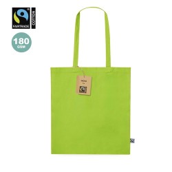Sac Éthique Personnalisé de Shopping Inova Fairtrade pas cher Matières : coton Couleurs : blanc 2