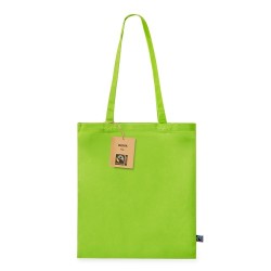 Sac Éthique Personnalisé de Shopping Inova Fairtrade pas cher Matières : coton Couleurs : bleu marine goodies publicitaire durab