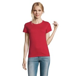 T-Shirt Femme Personnalisé 190g Confort et Style - Imperial Women Matières : coton Taille textile : XXL Couleurs : rouge cadeau 