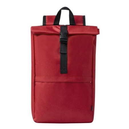 Sac à Dos Éco-responsable Publicitaire 40L - Vaega Couleurs : bleu Matières : polyester recyclé personnalisation sur mesure