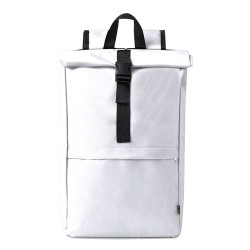 Sac à Dos Éco-responsable Publicitaire 40L - Vaega Couleurs : rouge Matières : polyester recyclé marquage laser ultra précis