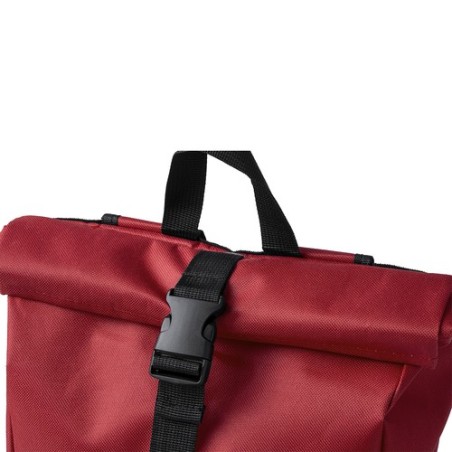 Sac à Dos Éco-responsable Publicitaire 40L - Vaega Couleurs : rouge Matières : polyester recyclé livraison express 24h 48h