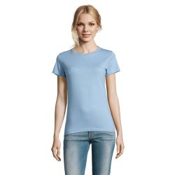 T-Shirt Femme Personnalisé 190g Confort et Style - Imperial Women Matières : coton Taille textile : M Couleurs : bleu ciel