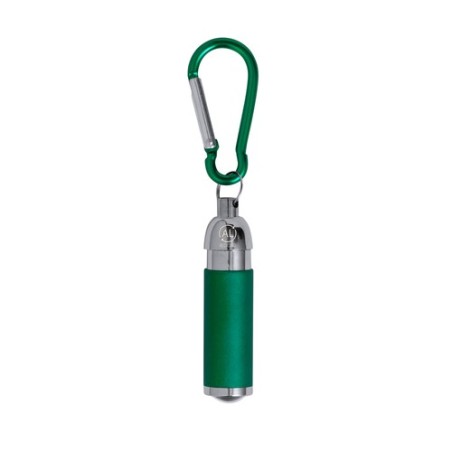 Porte-Clés Éco-responsable Pratique Personnalisé avec Lampe Wols Matières : aluminium recyclé  Couleurs : bleu personnalisation 
