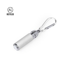 Porte-Clés Éco-responsable Pratique Personnalisé avec Lampe Wols Matières : aluminium recyclé  Couleurs : rouge objet promotionn